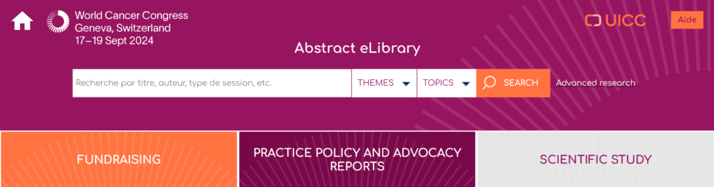 Publication at the World Cancer Congress 2024 eLibrary